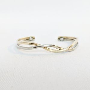 Sergio Lub 2 Tone Rare Earth Magnetic Bracelet